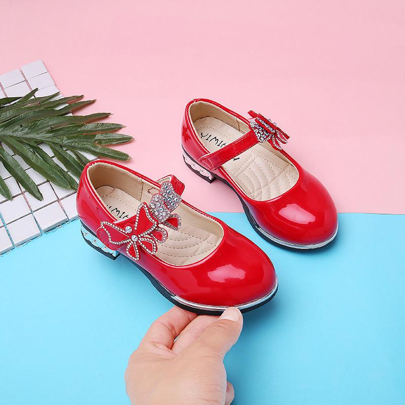 Children's  Leather Shoes Small Single Shoes