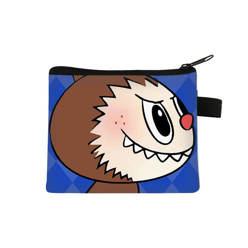New Labubu Children's Coin Purse Student Cartoon Bag Trendy Mini Storage Bag