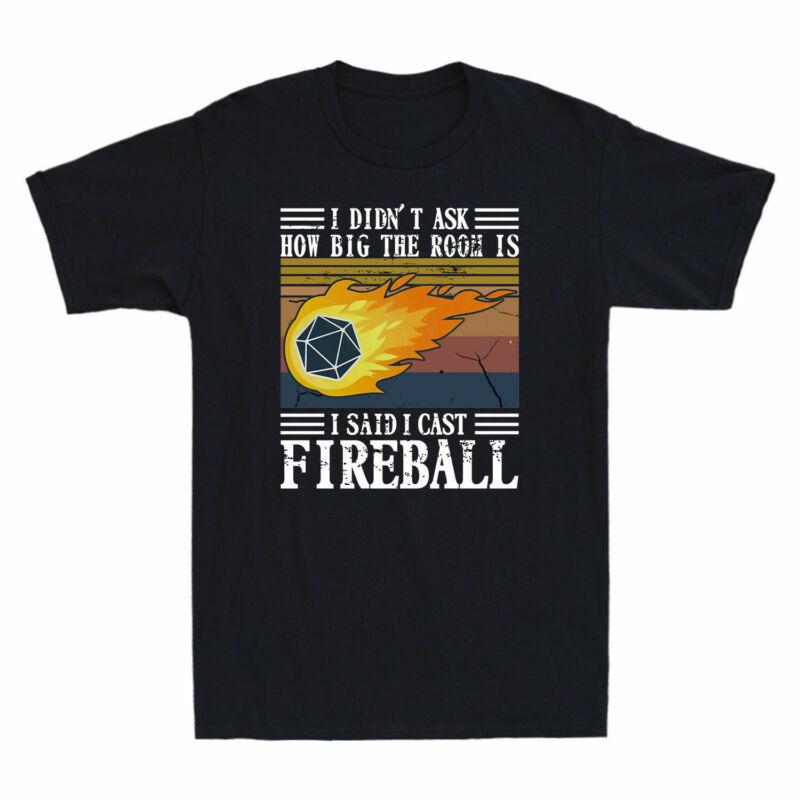 I How Big Said Ask Black I Is Unisex's Fireball Retro T-Shirt The Didn¡¯t Room Cast