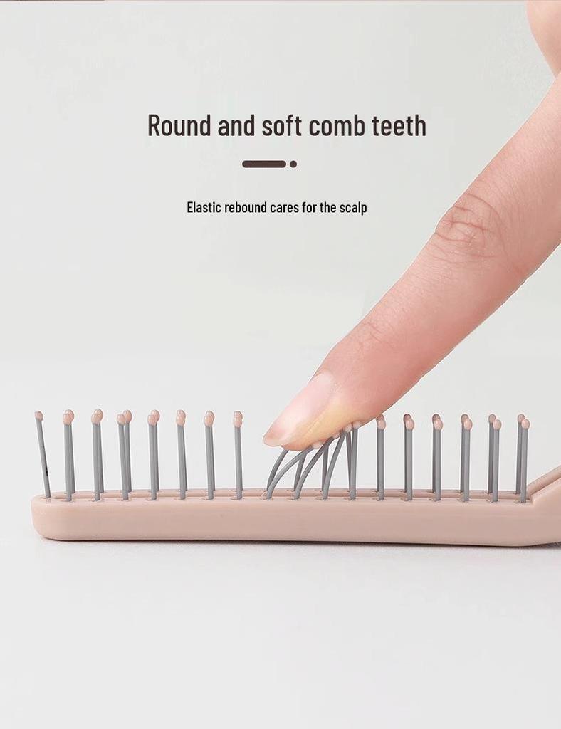 Portable Mini Folding Comb for Kids and Adults - Ideal for Braiding, Fine Tooth Bangs, Travel-Friendly
