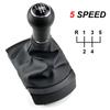 For SEAT Ibiza 2002 2003 2004 2005 2006 2007 2008 Car Styling Gear Shift Knob Lever Stick Gaiter Boot Cover Collar Dust Cover