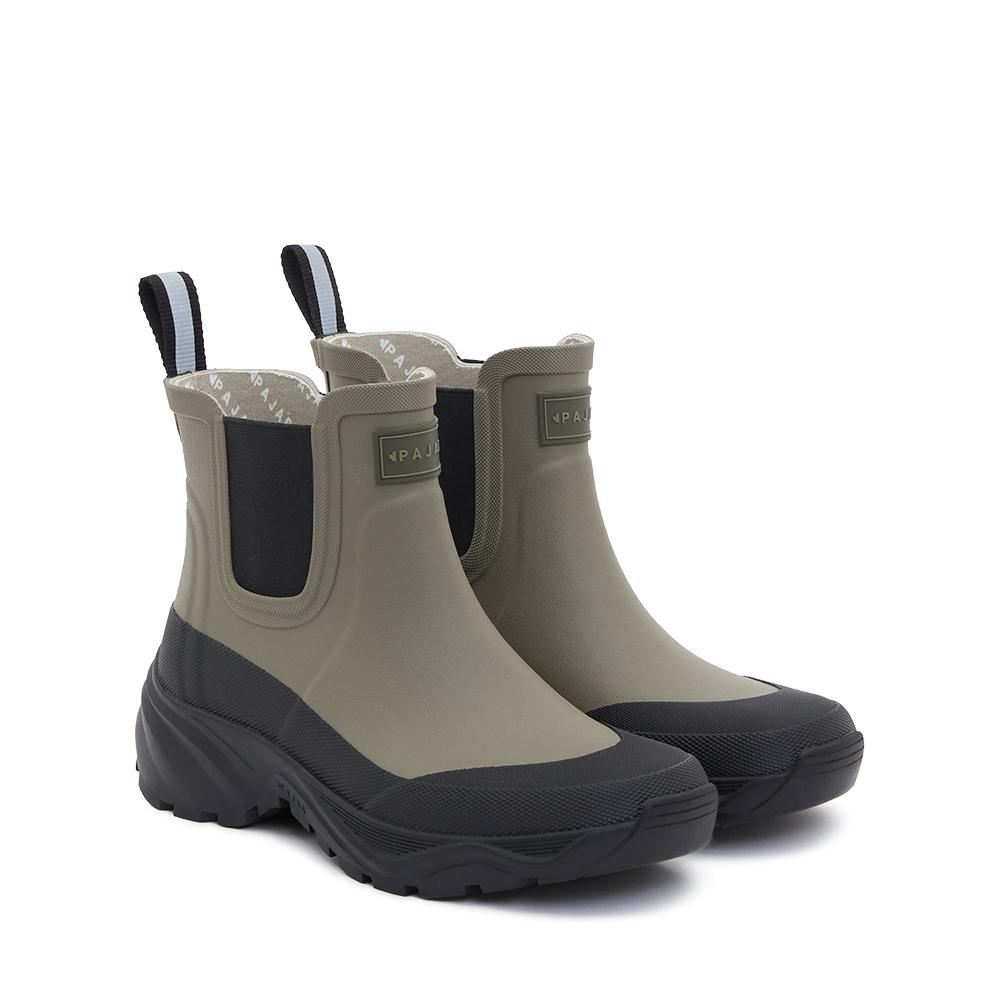 Pajar Maple Thread Chelsea Edge Rain Boots Olive