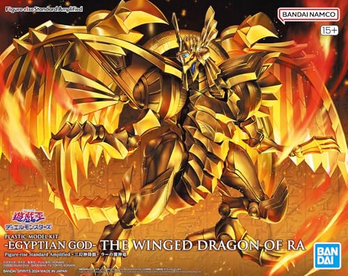 BANDAI SPIRITS Figure-rise Standard Amplified Yu-Gi-Oh! Duel Monsters -Three Genshin Advent- Winged Dragon of Ra Color-coded plastic model