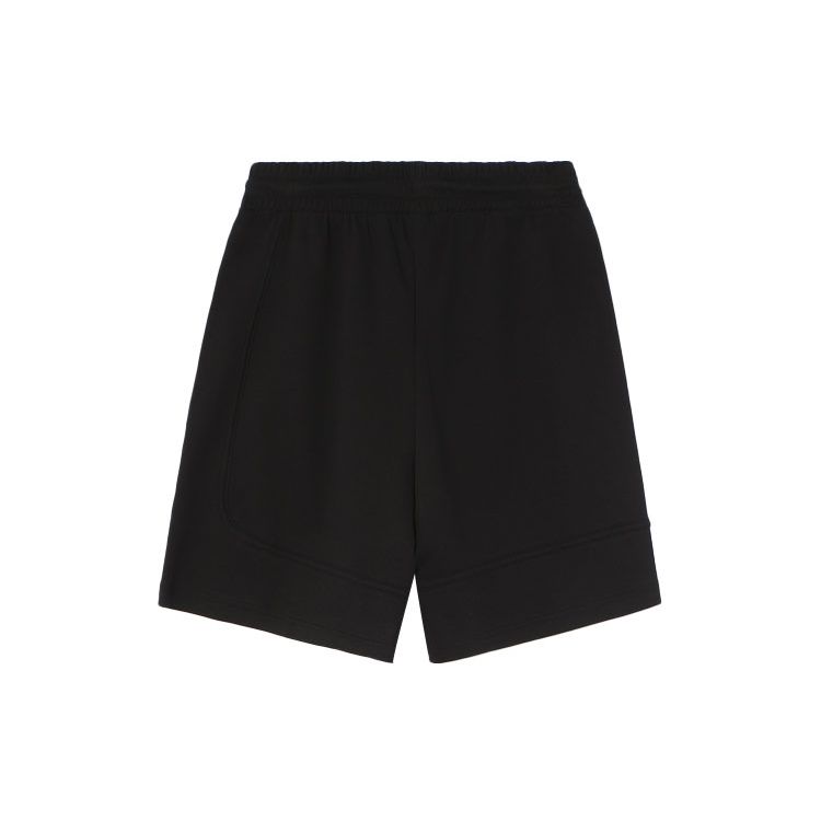 Li Ning Badfive Sports Basketball Series Letter Print Knitted Sports Shorts Men Shorts Black AKSR335-1