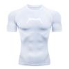 Men's Breathable Compression Workout T-shirt, Quick Dry Athl