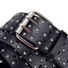 Cintura da Donna Star Hollow Moda Fibbia ad Ago Doppia Fila Cintura da Donna da Abbinare ai Jeans Cintura da Uomo Stile Rock Punk Y2K