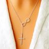 Golden Moon Star Heart Pendant Necklaces Crescent Pendant Chokers Necklaces For Women Round Circle Jewelry