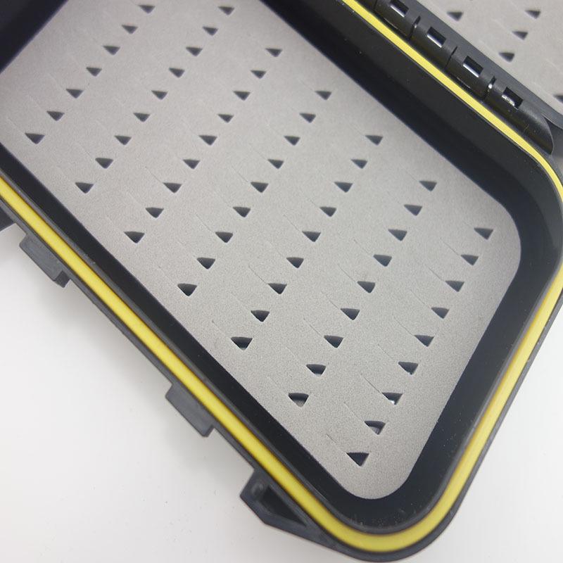 Double-Sided Waterproof Fly Fishing Tackle Box - Hair Lure Storage Accessory