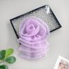 Exquisite Color Organza Rose Decorative Clothes Diy Handmade Materials Patch Sticker Decorative Corsage Accessories