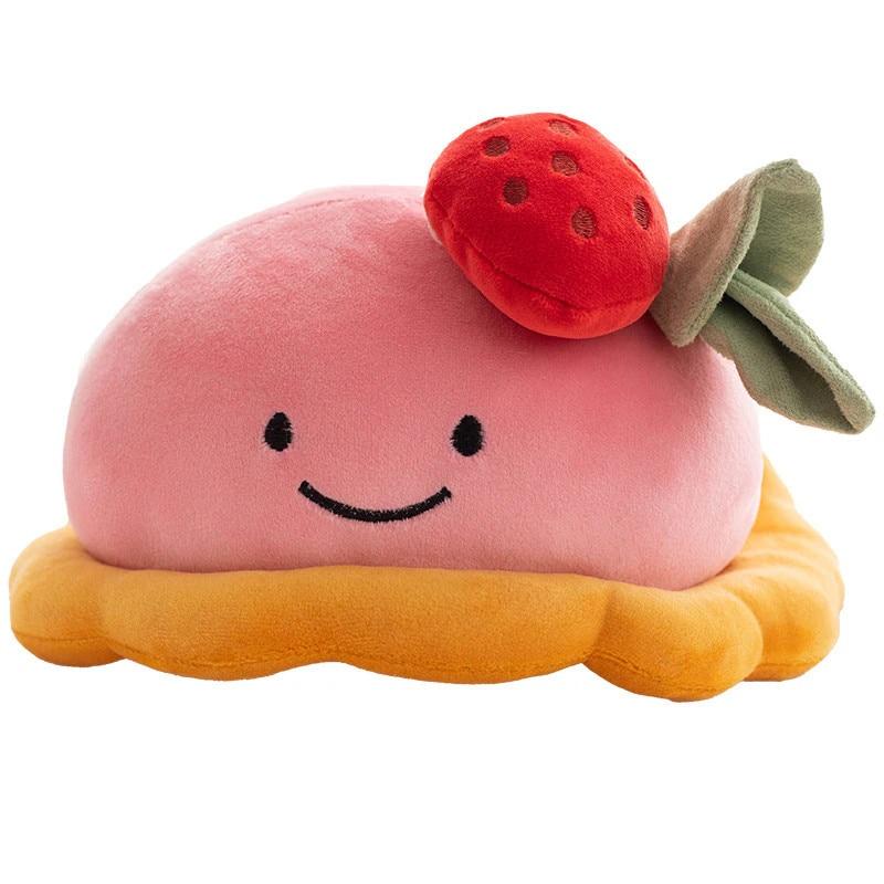 Mousse Plush Toy 11cm Pink Premium Material Soft Fluffy Cuddly Doll Gift