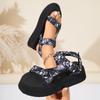 Women Sandals Summer Flat Hemp Rope Set Foot Beach Sandals Outdoor All-match Casual Slippers Large Size Shoes for Women