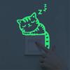 Switch Sticker Electric Shock Dog Cat Wall Stickers Light Switch Decor Decals Art Mural Baby Nursery Room Decorations