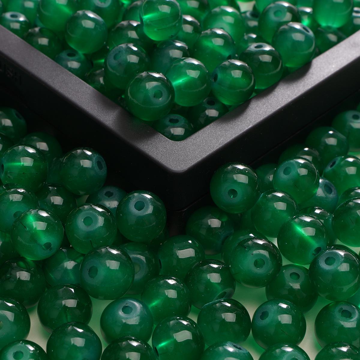 

Бусины из имитации нефрита 6 мм, однотонные, для изготовления украшений своими руками 6mm, Hole ~1mm, 50 pcs/pack