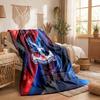 Crystal Palace Football Print Flannel Blanket Soft Warm Sofa Bed Throw Blanket For Home Office Bedroom