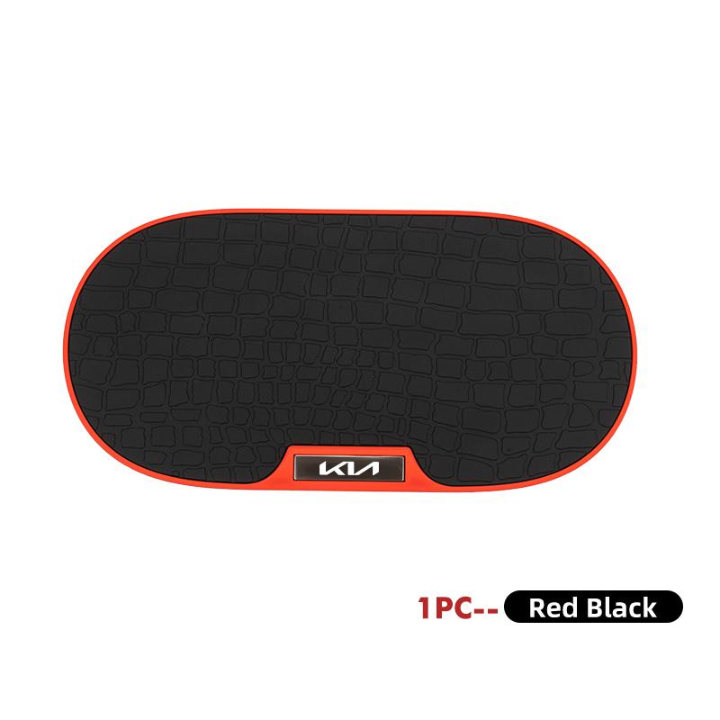 JUNT9 Car Anti Slip Mat Phone Holder Non-Slip Pad Car Accessories For KIA K5 K2 Optima Soul Spectra Niro Cadenza Sephia Carens
