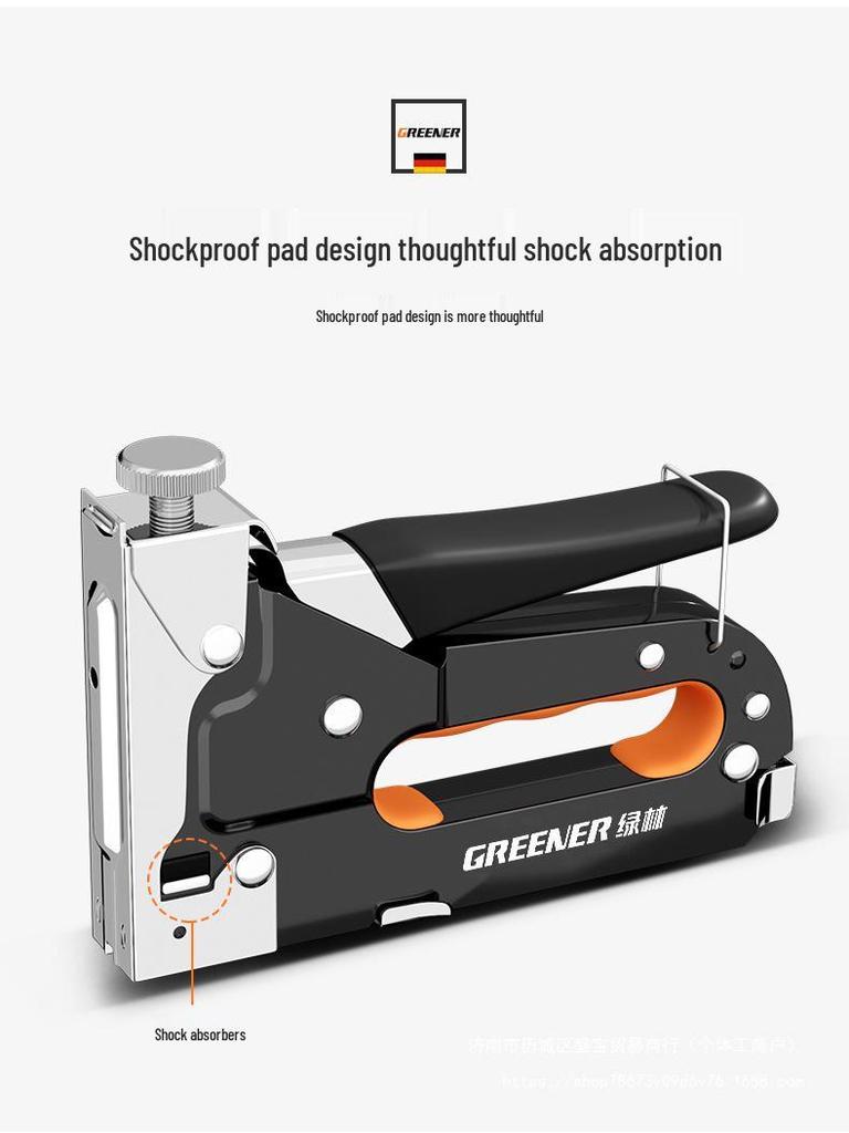 Martin Manual Nailing Gun, Staple Gun & Air Nailer for Woodworking - Household U-Shaped Stapler