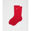 Lululemon Unisex Daily Essential Crew Socks  Sweethearts Oxford Red