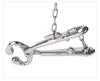 Cattle Nose Pliers with Chain - Stainless Steel Piercing and Restraining Device for Livestock