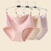 Fenteng Women's High-Waist Cotton Antibacterial Underwear 3-Pack