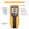 New Handheld Metal Detector 6 in 1 Wall Stud Finder Multifunction Wood Pipes AC Wire Metal Depth Tester LCDMeasuring Instrument