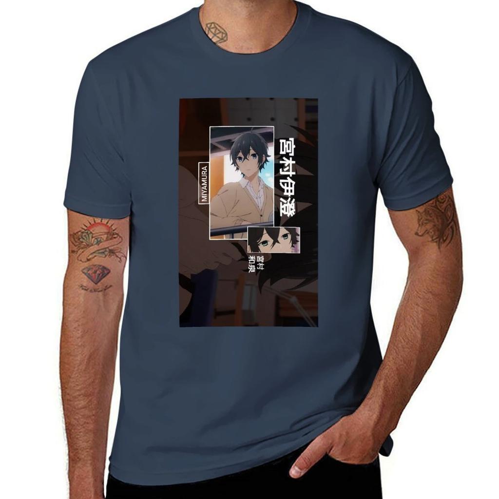Miyamura Horimiya Tshirt Casual Soft Cotton Short Sleeve Tee