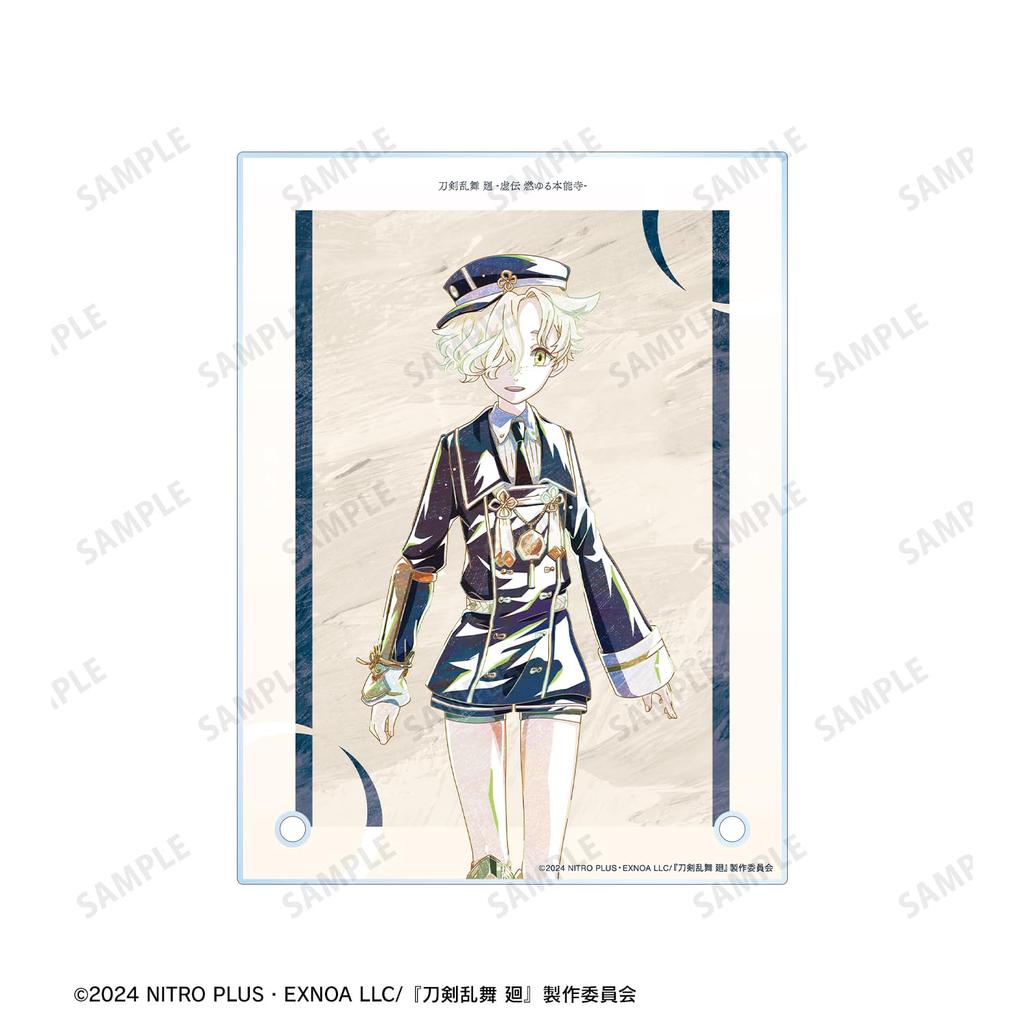 Anime Ranbu Kai Kyoden Burning Gokotai Touken Ranbu Kai Kyoden Burning Honnoji Ani Art 2nd Edition A6 Acrylic Panel "Touken Honnoji"