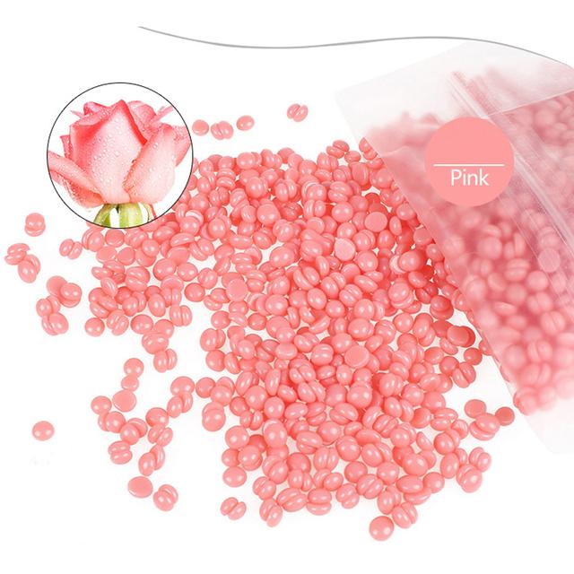 1000g Hard Wax Beans Solid Hair Remover No Strip Depilatory Hot Film Wax Bead Hair Removal for Full Body Bikini Face Leg Eyebrow