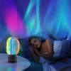 Aurora Night Light Stepless Dimmable 360-Degree Rotating RGB 7 Colors Rechargeable Aurora Light Projector Bedside Lamp