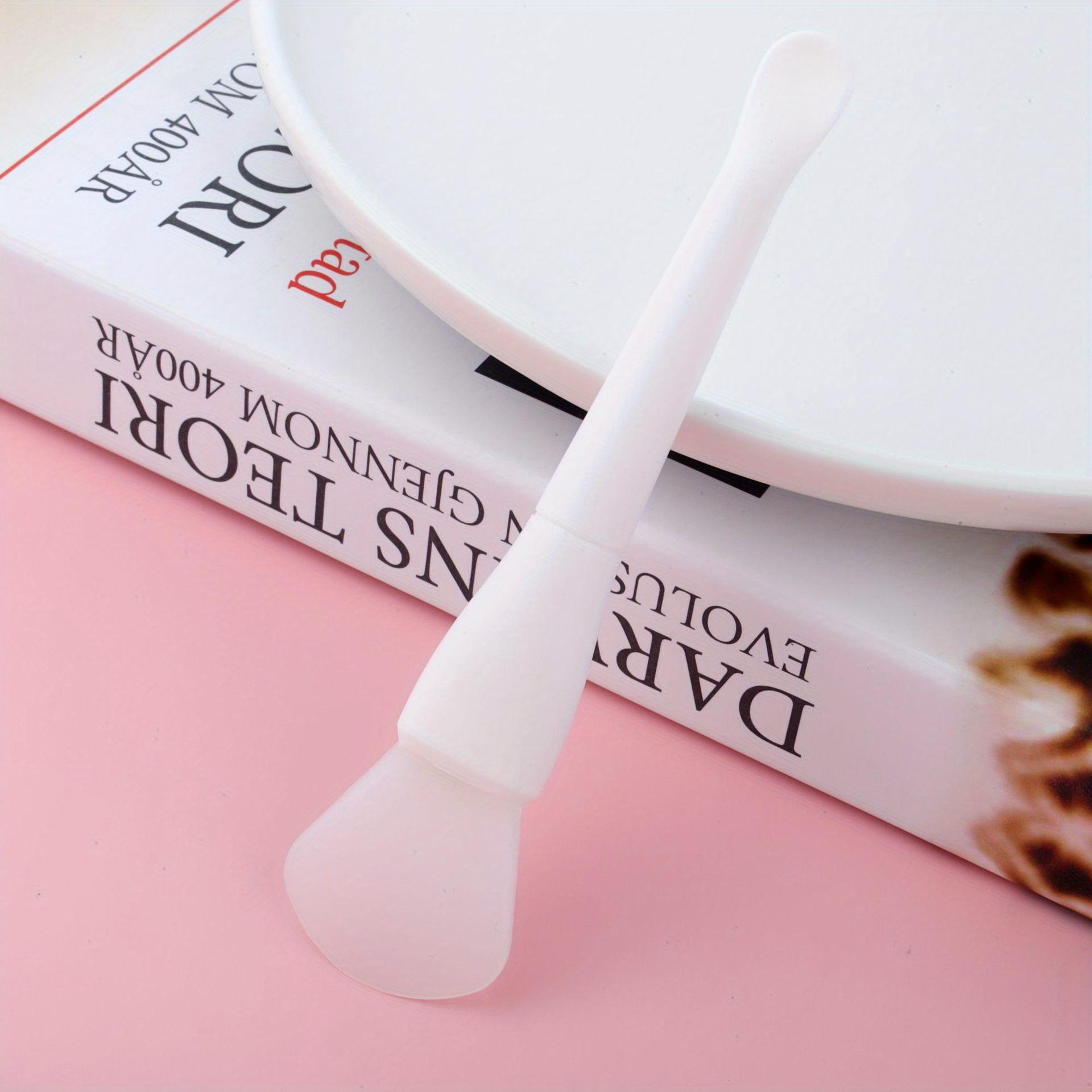 

Facial Mask Brush Soft Head with Scraper Integrated Dual-use Mud Film Brush Film Adjusting Beauty Tool Beauty белый