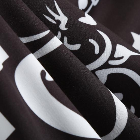 Dámské šaty bez rukávů v 50. letech vintage Vzor notového zápisu Midi šaty Retro koktejlové swingové šaty Áčkového střihu Večerní taneční róba na čajový dýchánek