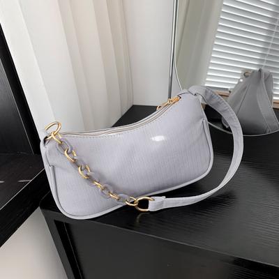 Women'S Bag Small Square Bag Niche Foreign Shoulder Bag Pu Chain Underarm Bag Fashion Handbag Bag