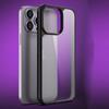 Transparente Harte Acryl Handyhülle Für iPhone 14 15 Pro Max Stoßfeste Hülle Funda iPhone 11 12 13 Pro Silikonrahmen Rückseite