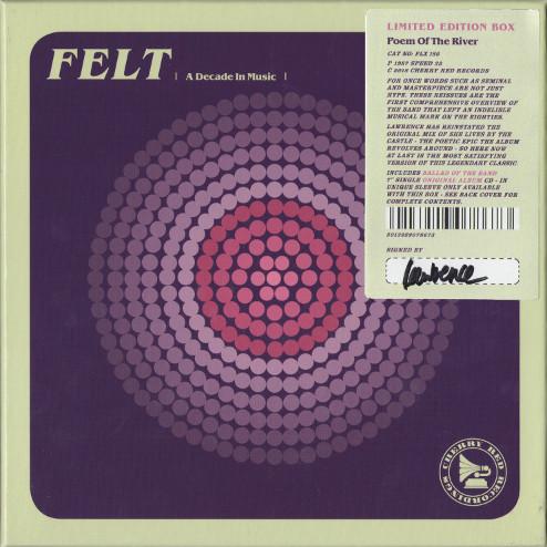 

7inch Record FELT Poem Of The River FLX186 CHERRY RED 2018 UK Rock