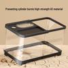 Premium Turtle Tank with Ecological Design, Sunning and Climbing Platforms, Desktop-Friendly with Lid, Also Suitable for Goldfish