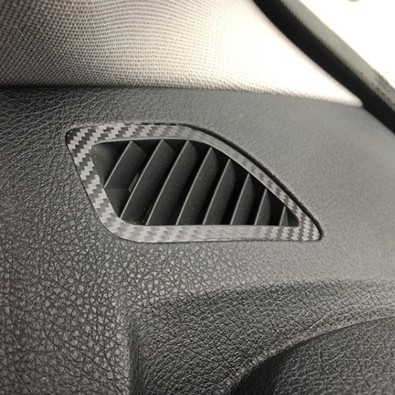 For BMW 1 Series F20 2012-2016 Interior Central Control Panel Door Handle 5D Carbon Fiber Stickers Decals Car Styling Accessorie