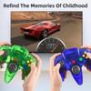 2024 New N64 Controller Classic Wired Remote Control Gamepad Gaming Joystick Accessories Retro Video Game System Console Joypad