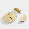 Chinese Style Gold Auspicious Cloud Half-Round Drawer Handles