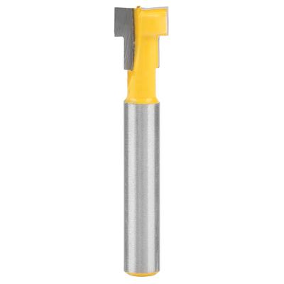 9,52 mm 38" T-Nutschlitz Schlüsselloch Fräser 14"" Schaft Holzbearbeitung Schlüssellochfräser