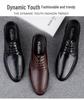 Men's Business Formal Leather Loafers - Breathable Cowhide, Large Size, Lace-up Driving Shoes.
