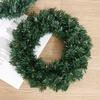 Unadorned PVC Christmas Wreath – Artificial Holiday Decoration Accessories, Mixed Batch Options