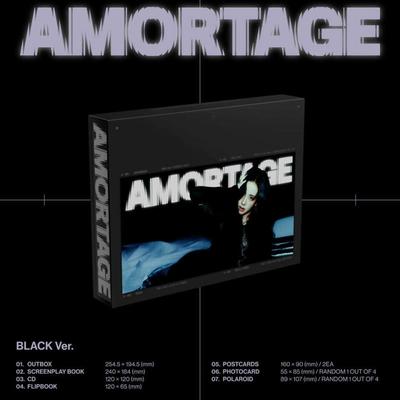 Jisoo (JISOO) - JISOO Mini Album [AMORTAGE] EDIZIONE DELUXE [Versione NERA]