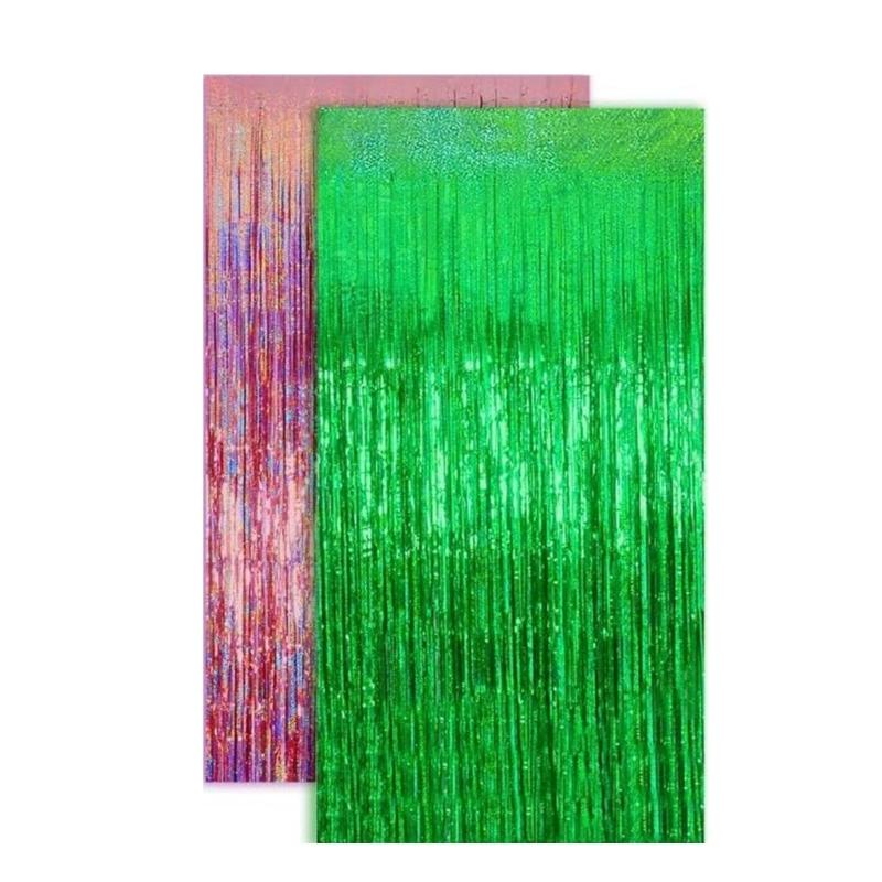 

Metallic Tinsel Curtain for Birthday Wedding Use Holiday Celebration Decoration Hanging Streamers Party Backdrop