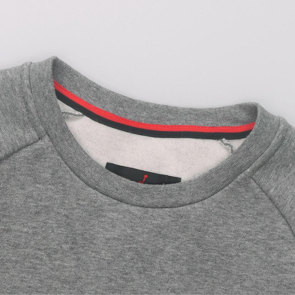 Nike Logo Print Comfortable Pullover Long Sleeve Sweatshirt Men Sweatshirt Gray CD5872-091