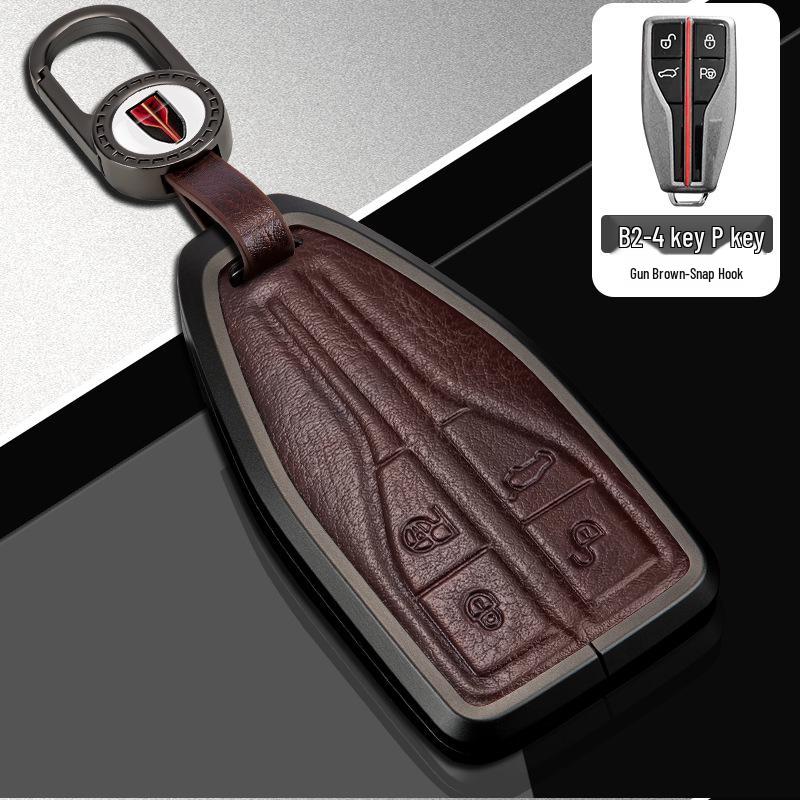 Premium Biao Che Zu Hongqi H5/HS7 Key Case for Men & Women – Full-Cover Protective Bag