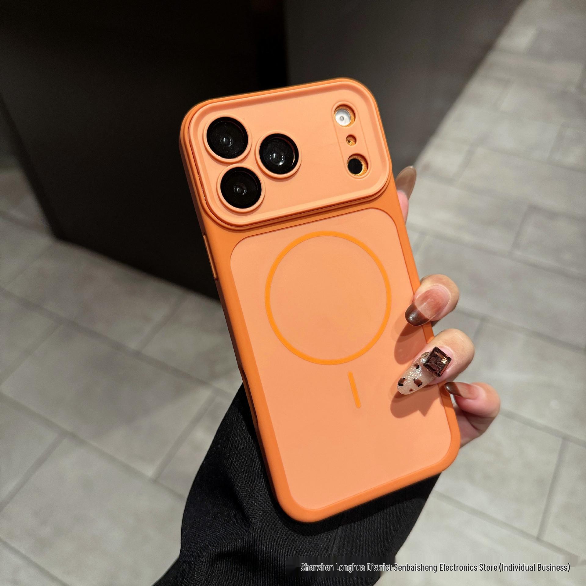 

iPhone 17 Pro Max Skin-Feel Magnetic Case with Apple 16 Contrast Colors for Instantly Enlarged Window Display 16 Plus