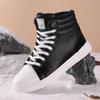 Fashion Flat-heeled Natural Leather Running Trainers High Ladies Sneakers Shoes Brown Boots For Women Sports Idea Luxe Runners