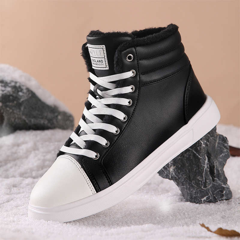 Fashion Flat-heeled Natural Leather Running Trainers High Ladies Sneakers Shoes Brown Boots For Women Sports Idea Luxe Runners