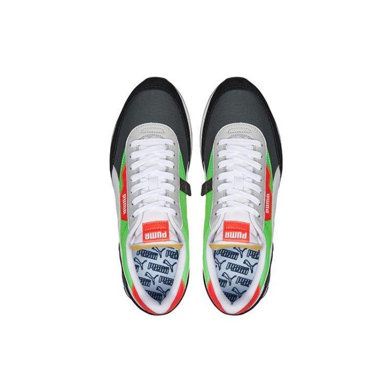 Puma Future Rider Play Unisex Low Sneakers Green White Black 371149-85