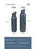 Portable Stainless Steel Vacuum Insulated Sports Water Bottle with Straw