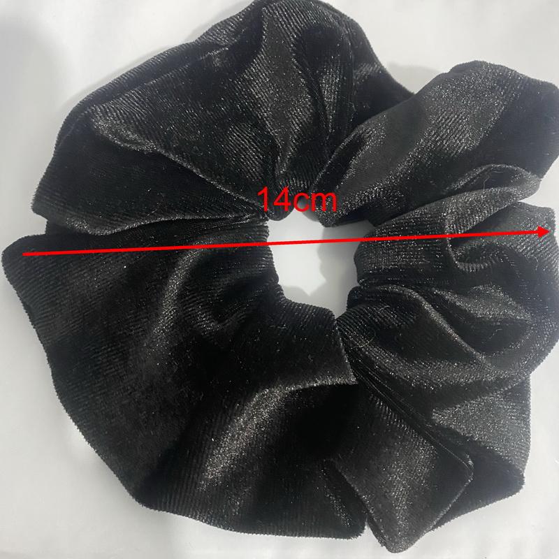 Korea Velvet Scrunchie Oversize for Women Red Hair Rubber Bands Girls Elastic Big Hair Tie Adult Maxi Scrunchies Hair Accessorie